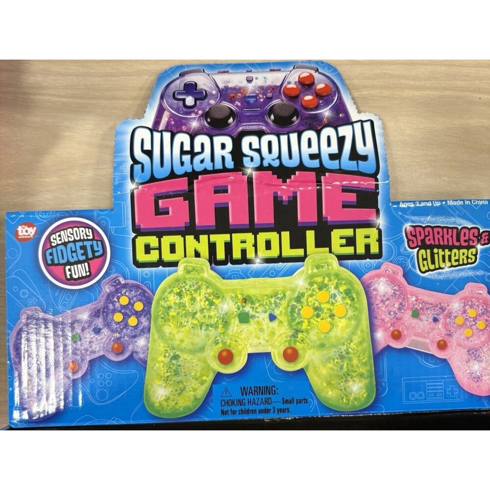 Game Controller Sugar Squeezy Sparkles and Glitters PURPLE